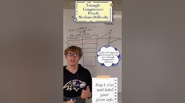 Triangle Congruence Proofs MADE EASY (Medium Difficulty) #maths #geometry #mathematics #proof