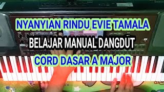 Learn the keyboard of the dangdut song NYANYIAN RINDU