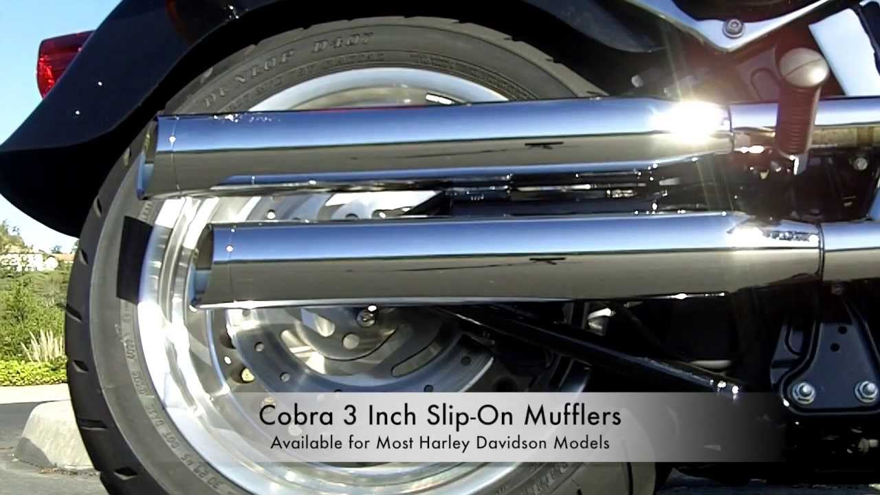 cobra 3 slip on mufflers