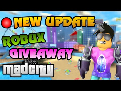 New Jailbreak Game Mad City Live Free Robux Giveaway Roblox Livestream Youtube