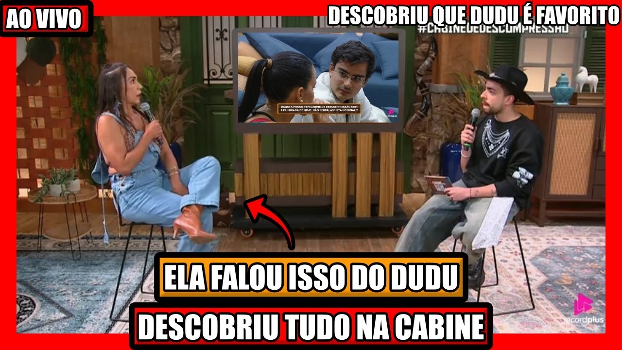 🔥DESCOBRIU FAVORITO? YONÁ SURTA NA CABINE DE DESCOMPRESSÃO APÓS ASSISTIR TRAIÇÕES E SE OFENDE