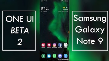 ONE UI Official Beta 2 on Samsung Galaxy Note 9