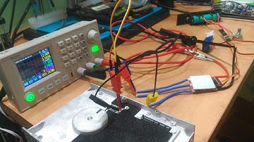 Controlling a HDD drive BLDC motor with ESP32, ESC and servo sketch