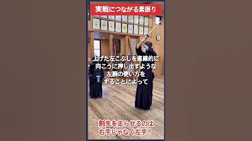 剣道 実戦の面に繋がる素振り Kendo Shorts 