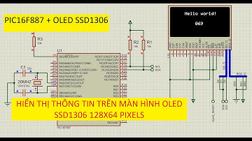#VIXULY HƯỚNG DẪN LẬP TRÌNH PIC16F887 GIAO TIẾP MÀN HÌNH OLED SSD1306 128X64
