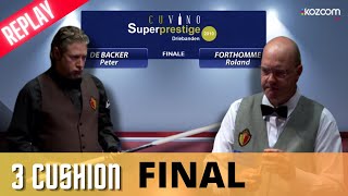 FINAL 3 Cushion - Superprestige 2010 - Peter DE BACKER vs Roland FORTHOMME