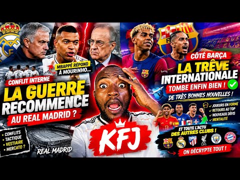 LA GUERRE AU REAL MADRID !? Mbappé clash Mourinho + EXCELLENTE NOUVELLE BARÇA 💣 EN POULLARD. 