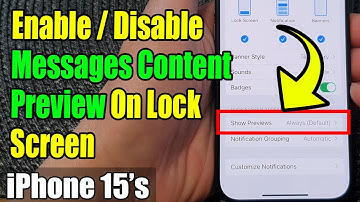 iPhone 15/15 Pro Max: How to Enable/Disable Messages Content Preview On Lock Screen