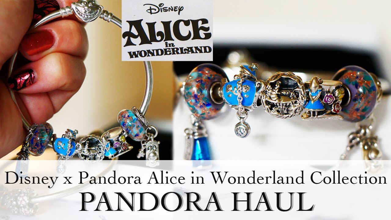 Disney Necklace - Alice and Teacup Charms
