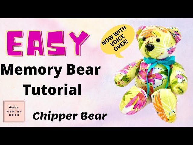 How to make a memory bear - 6 tips from an experienced maker