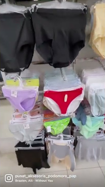 Pakaian dalam pria dan wanita #short #pusataksesorispodomoro
