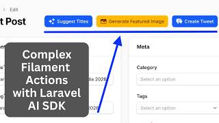 Filament CMS with Laravel AI SDK: Custom Actions Example