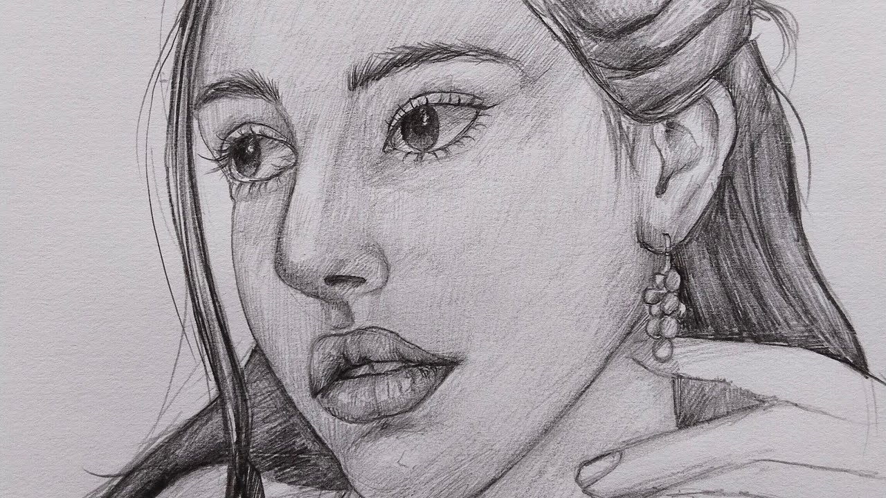 Как шаг за шагом нарисовать лицо девушки | Метод Лумиса: рисование лица девушки