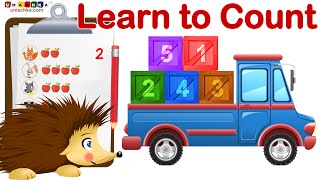 Learn to Count with Jack the Hedgehog - Fun and Educational Cartoon for Kids