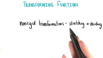 Rigid and Nonrigid Transformations - College Algebra