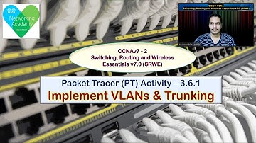 SRWE PT 3.6.1 Implement VLANs & Trunking