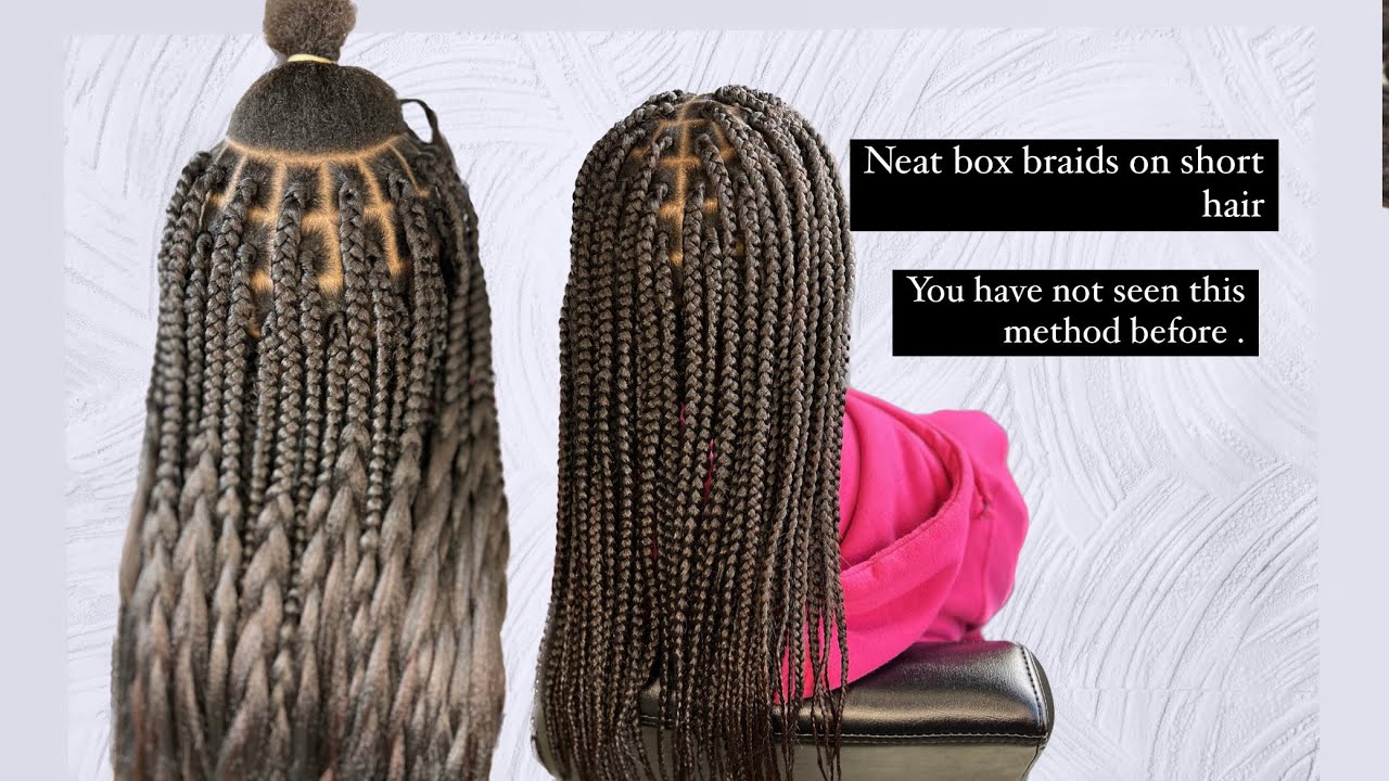 The best method 😍 to grip short hair when doing box braids 🔥🔥#boxbraids ...