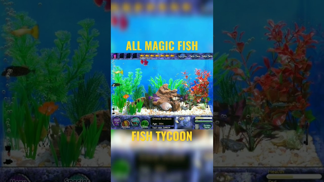 all magic fish  Fish Tycoon PC #fishtycoon #just4funletrowgplay #shorts  #short #shortvideo 