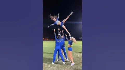 HARDEST CHEER STUNT EVER😳😰 #cheer #cheerleadingworlds #cheerleading #stunt #shorts