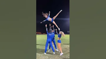 HARDEST CHEER STUNT EVER😳😰 #cheer #cheerleadingworlds #cheerleading #stunt #shorts