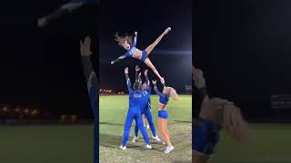 HARDEST CHEER STUNT EVER😳😰 #cheer #cheerleadingworlds #cheerleading #stunt #shorts