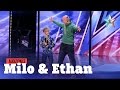 Milo ed Ethan, acrobazie in famiglia