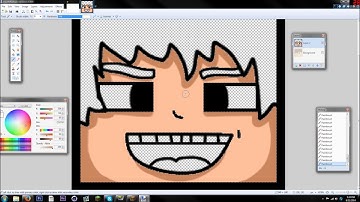 Tutorial:Minecraft Cartoon Heads (Paint.NET) ✔ 100% FREE