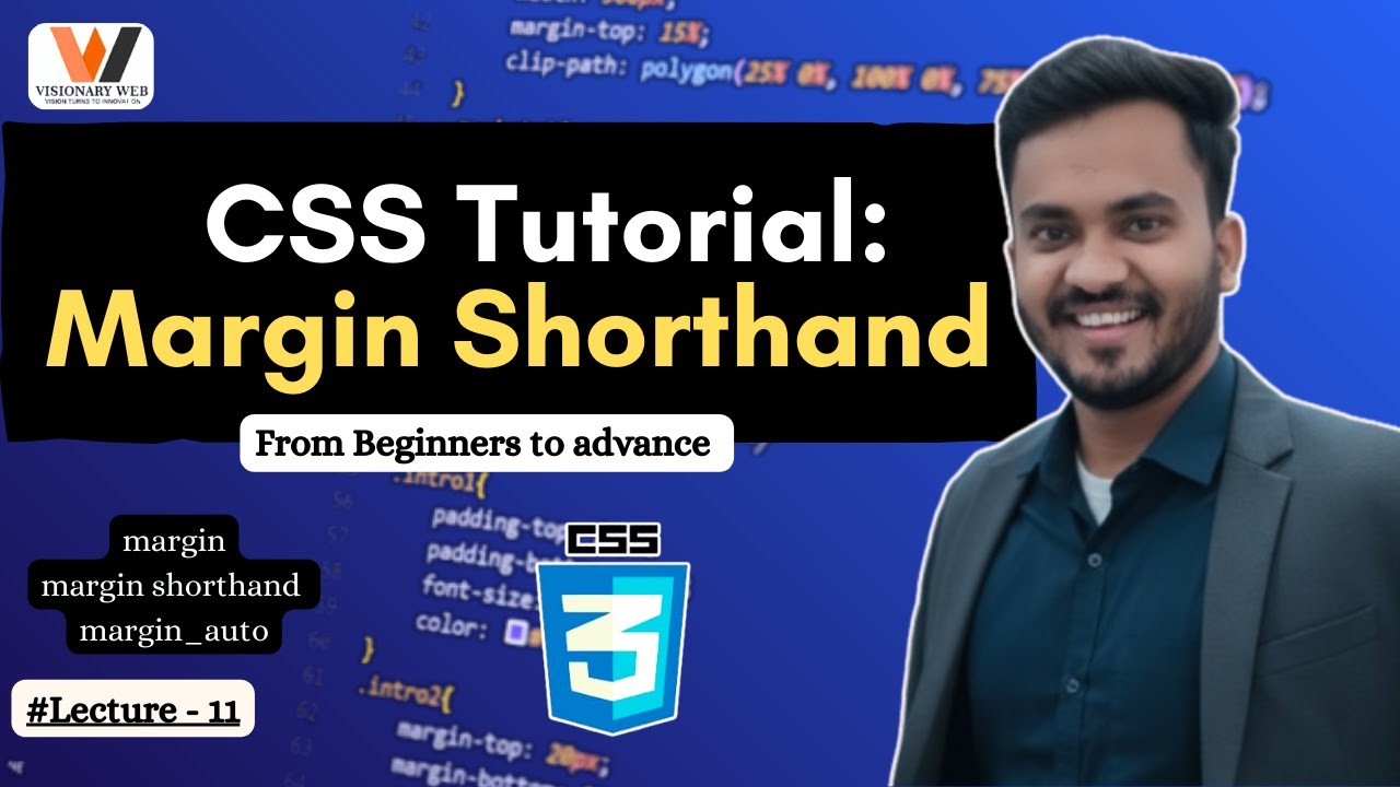 CSS Margin Shorthand Property Explained | How to Center HTML Elements ...