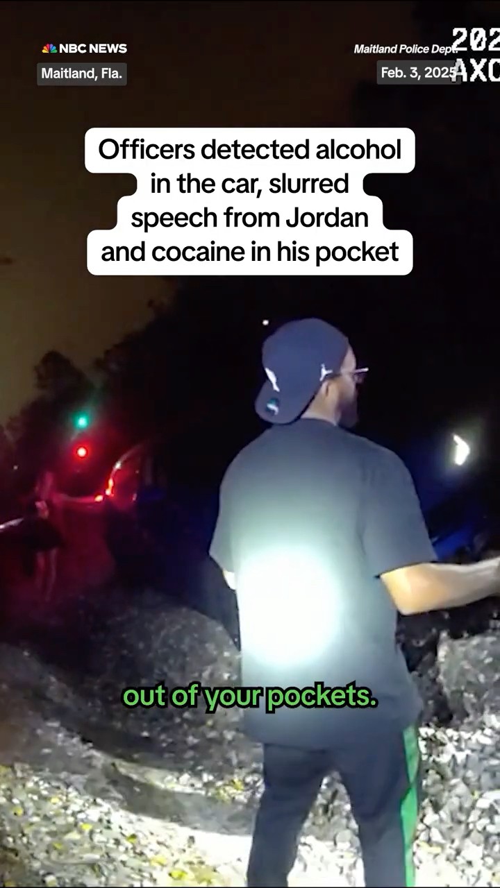 Bodycam shows Michael Jordan's son being arrested