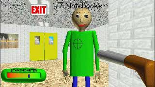 Baldi's Basics But I have a Gun - Baldi's Basics Mod