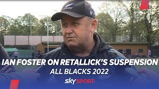 Ian Foster discusses Brodie Retallick's Suspension | All Blacks End Of Year Tour screenshot 5