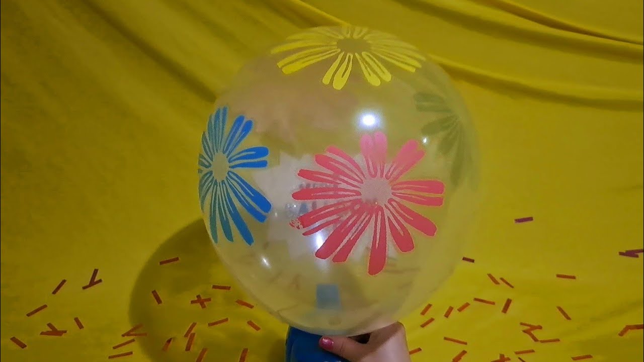 INFLATING AND DEFLATING FUN HAPPY BIRTHDAY BALLOONS!!! - YouTube