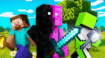 Minecraft Speedrunner VS 100 Minecraft Hunters