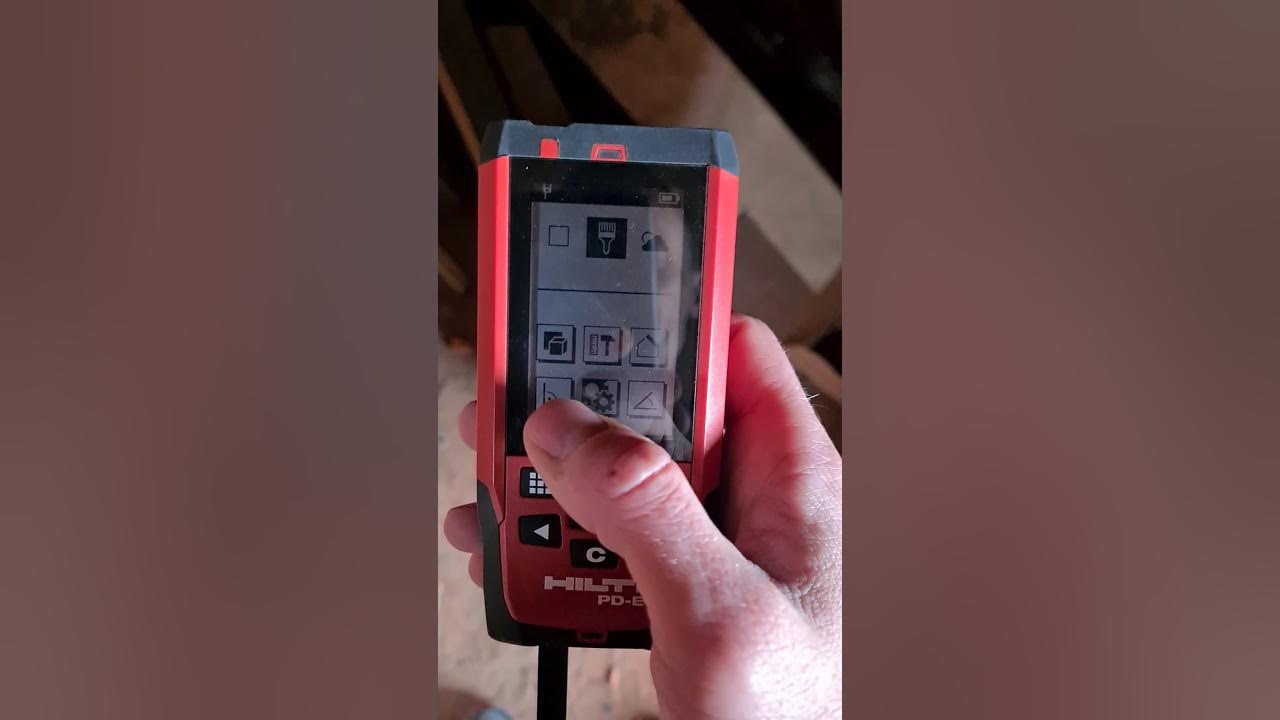 Измерение площади стен. Лазерный дальномер Hilti PDE YouTube