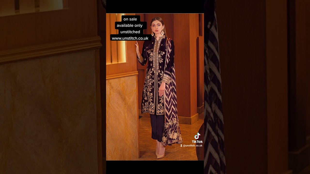 Ramsha Velvet Collection On sale now www.unstitch.co.uk