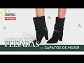 Botas Plisadas Mujer Otoño 2025 ❤️ En negro o Gris 💕