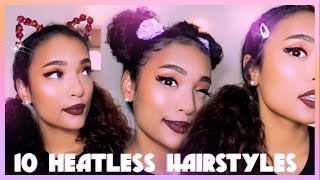 10 HEATLESS Back To School Hairstyles 2018