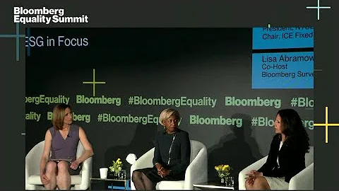 NYSE Chair Sharon Bowen and NYSE President Lynn Ma...
