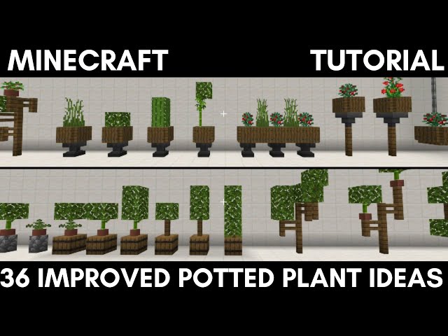 Minecraft 36 Improved Potted Plant