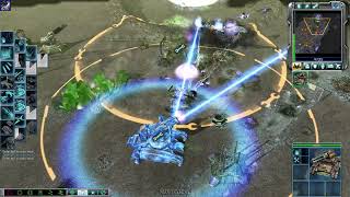 C&C 3 KW Tiberium Resonance M Series 1 GDI vs Brutal AI - Rusher (Scrin)