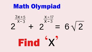 Math Olympiad | A Nice Exponential Problem | Only Maths Genius can solve this Problem