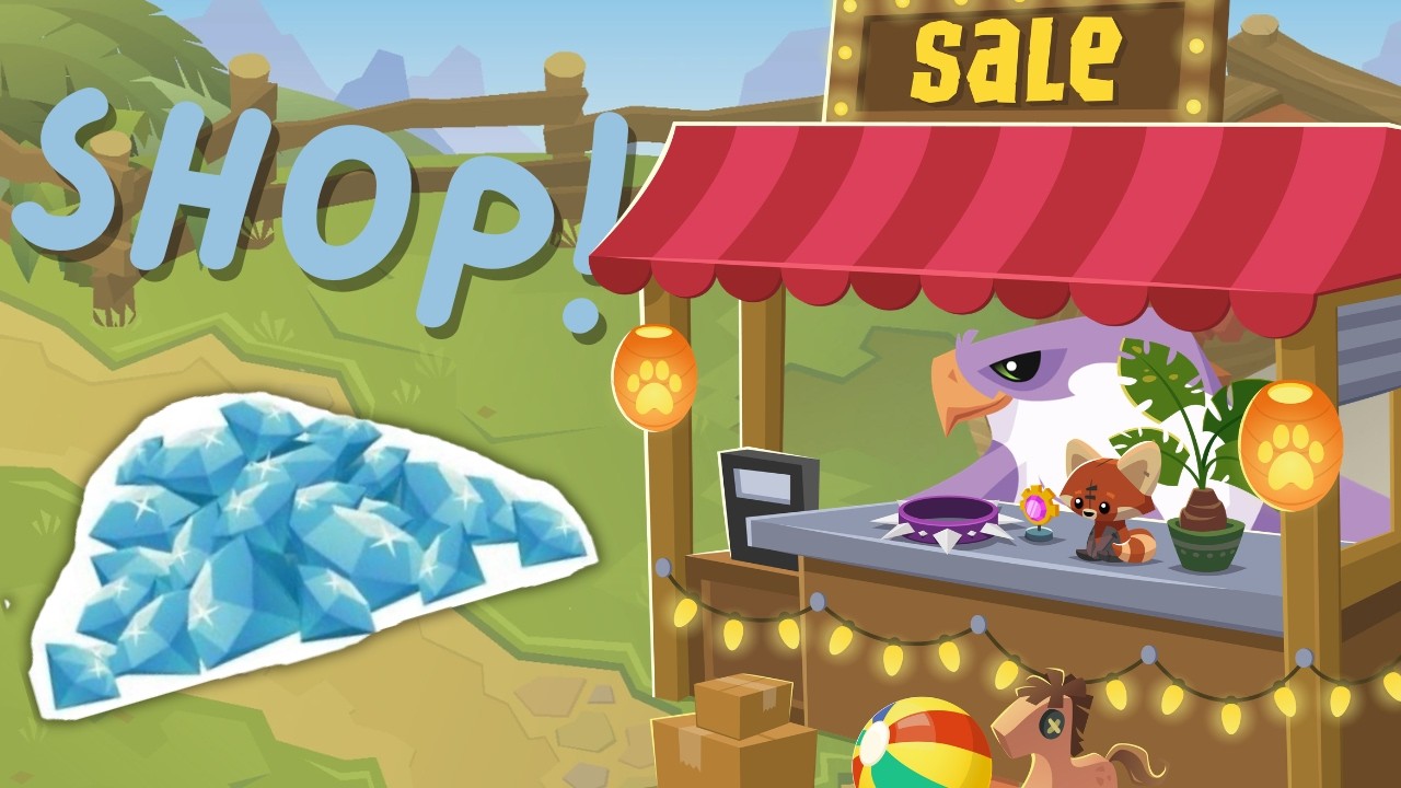 I made my first animal jam classic shop!