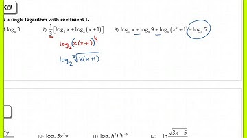 5.4 Properties of Logarithms