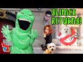 #Slimer returns in real life and Slimes again!  Funny dog parody #Ghostbusters doggy edition