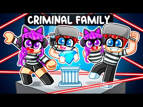 Having a CRIMINAL Family in Roblox!