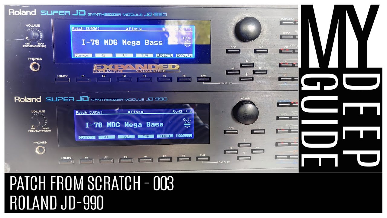 Patch From Scratch 003 Roland Jd 990 Youtube
