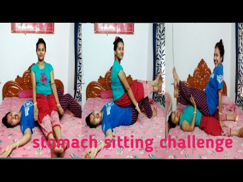 Stomach sitting challenge || #shampabiswas