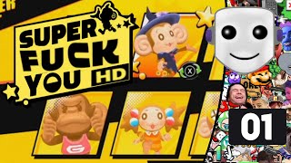 [Vinesauce] Vinny [Chat Replay] - Super Monkey Ball Banana Blitz HD (Part 1)