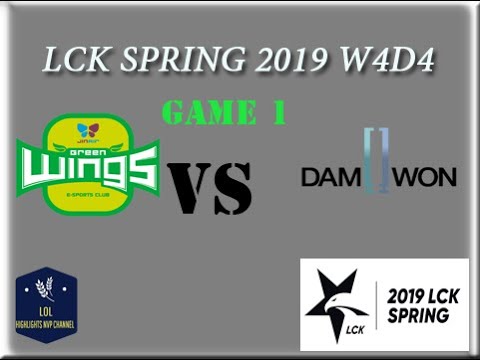 skt1400 (LCK 2019) JAG vs. DWG FULL GAME 1 | W4D4. | LCK SPRING 2019| Jin Air GreenWings vs. DAMWON Gaming