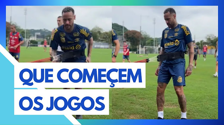 NEYMAR FAZ PRIMEIRO TREINO NO RETORNO AO SANTOS